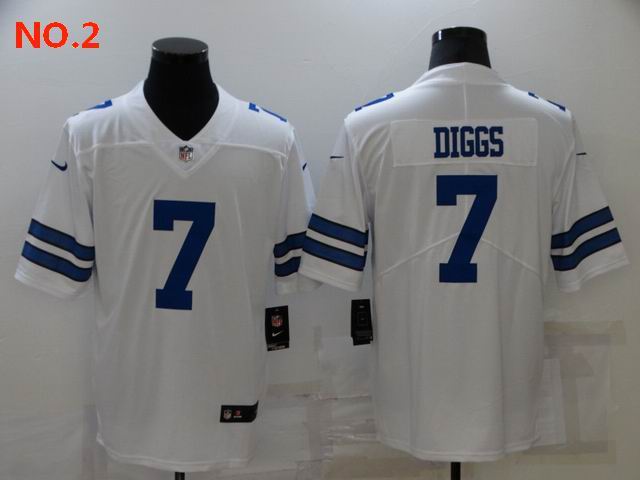 Men's Dallas Cowboys #7 Trevon Diggs Jerseys NO.2;